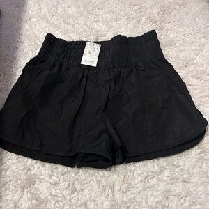 NEW Automet High Waist Baggy Fit Small Black Running Shorts Lined